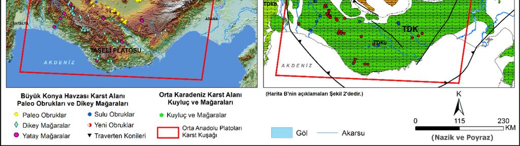 karakteris k kuşağı oluşturur (Şekil 2).