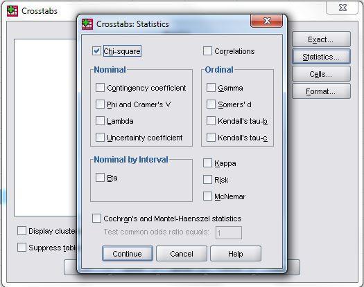 Statistics ekranında elde etmek istediğimiz istatistikleri seçebiliriz.