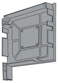 YAN KAPAKAR Yan kapak, kare plakalı, 90 derece Side frame with square plate seat, 90 degree ECA..S90.