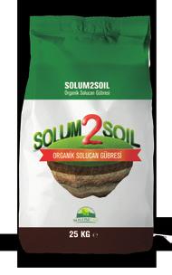 ORGANİK KATI SOLUCAN GÜBRESİ Ürün Özellikleri Solum2Soil, %100 katı organik solucan gübresi olup toprağın beslenmesi ve topraktaki biyolojik çeşitliliğinin artırılması amacıyla, taban gübresi olarak