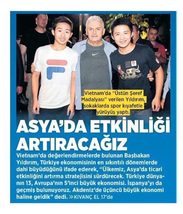 ASYA'DA ETKİNLİĞİ ARTIRACAĞIZ