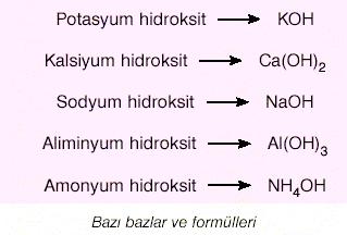 Diğer bir tanıma göre asitler proton veren, bazlar ise proton alan maddelerdir. Yukarıdaki tepkimede HCl, proton verdiğine göre asit, H2O ise proton aldığına göre bazdır.