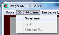 Bu işlemler yardımıyla görüntülerin gri seviyeye indirgenmesi ve otsu eşikleme işlemi uygulanabilir ve kenarlar