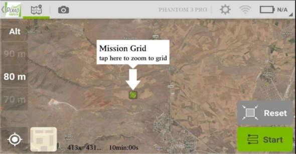 13 m olacak şekilde belirlenmiştir. Uçuş planlaması Pix4d Mapper Capture programında hazırlanmış, belirlenen güzergahta yedi uçuş gerçekleştirilmiştir (Şekil 4.2).