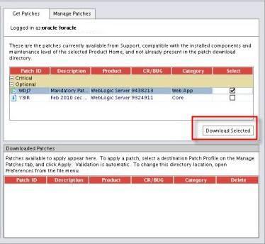 11- Login dedikten sonra Smart Update Tool ekranı karşımıza gelecektir. Bu ekranda Get Patches tabına geçiyoruz.