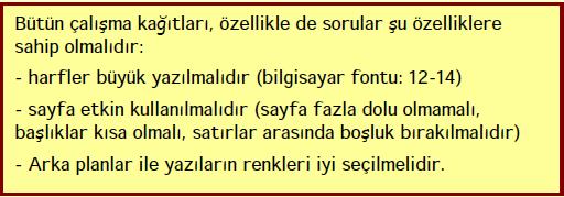 ) - En önemli yapıları tekrar edin. - Sınavdan hemen önce, kişisel listenizden tekrar yapın. Alıştırma : Yabancı dil öğrenirken düzensiz çekimli fiilin mastar halini söyleyin.