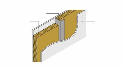 Ara Bölme Levhası BONUS WOOLER PLUS 40 kg/m³ ve kg/m³ olmak üzere iki farklı yoğunlukta üretilen BONUS WOOLER PLUS 40 ve PLUS bina içinde yapılan ve ısı yalıtımının herhangi bir yük taşımadığı her