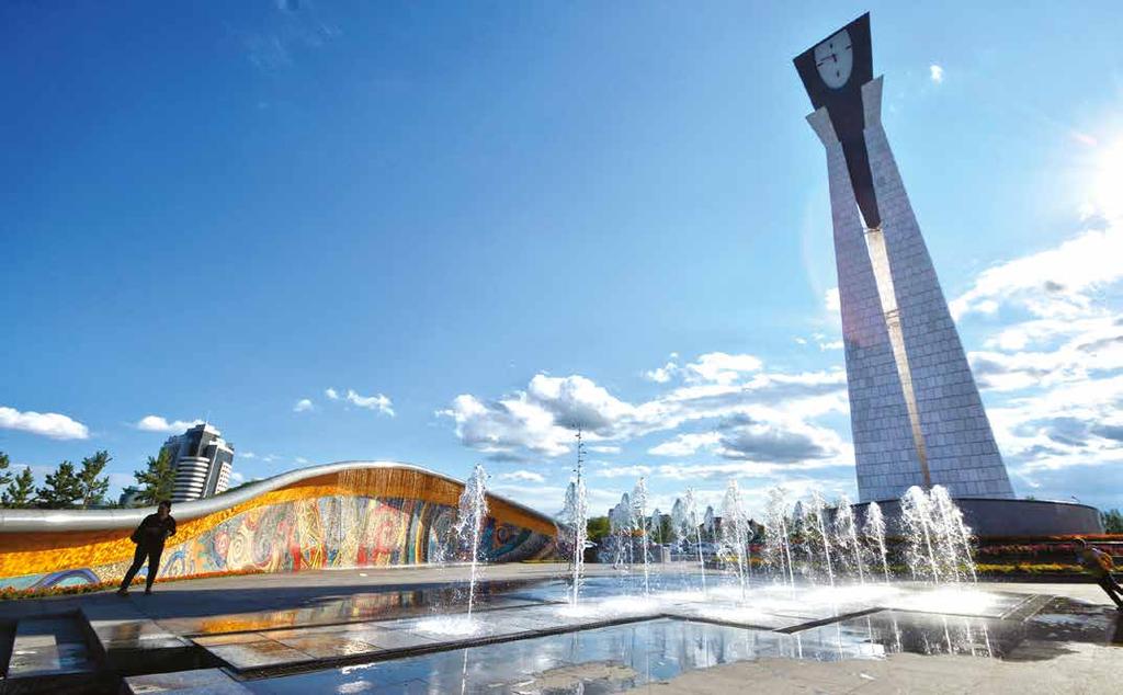 148 149 Astana Valiliği Kültür ve Dinlenme Parkı işi kapsamında Astana şehir parkının renovasyonu, yürüme yolları ve