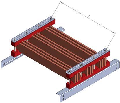 3x3F FIBER GLASS BUSBAR SUPPORT WITH