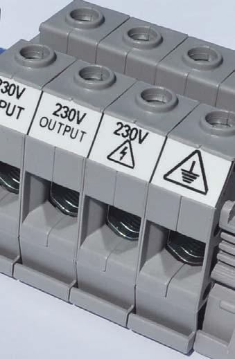 MRK SERIES SCREWED TYPE TERMINAL BLOCKS Does not require final plate (Both sides are closed),