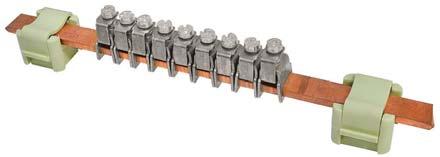 TELESCOPIC CONNECTION TERMINAL FOR Cu BUSBARS (WITH PALLET) GEÇMELİ BAKIR BARA BAĞLANTI KLEMENSLERİ (PALETLİ SİSTEM) Square/ Gövde Screw/ Vida Spring / Yay CODE KOD DESCRIPTIONS ÖZELLİKLER Current