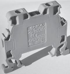 MRK SERIES SCREWED TYPE RAIL TERMINAL BLOCKS MRK SERİSİ VİDALI TİP RAY KLEMENSLER MRK 1.5 Order No: 1002 MRK 2.