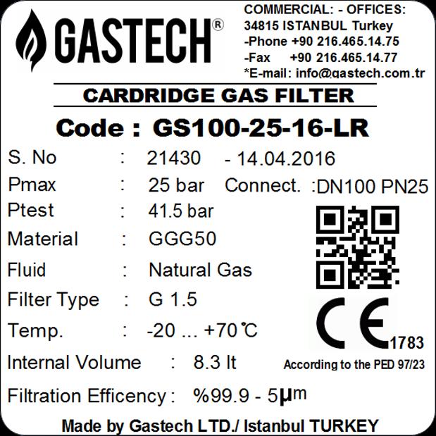 DİZAYN VE FONKSİYON / DESING and FUNCTION Gaz giriş flanşından filitre gövdesine girer.