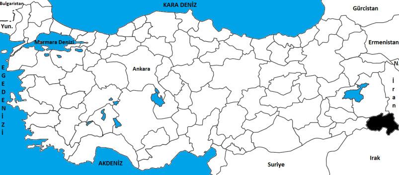 521 km² olan Hakkâri nin 2010 ADNKS ye göre nüfusu 251.302 kişidir.