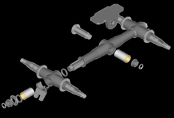 PARÇA LİSTESİ / PART LIST 16LI LOWBED DİNGİL / SWINGING AXLE 152 153 150 155 95 96 151 96 95 158 157 156 154 NO ADI / DESCRIPTION ADET / UNIT /CODE 150 TANDEM / TANDEM 2 TR3740 151 DİNGİL / AXLE 4