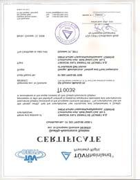 Yang ın Hidrantarı DN0 - DN ISO 900-0 AD 00 - W 0 KALİTE YÖNETİM SİSTEMİ İMALAT YETERLİLİK BELGESİ CE