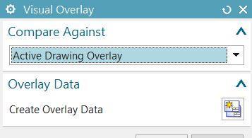 Drafting Visual Overlay Visual overlay komutu overlay CGM komutu yerine geçer.