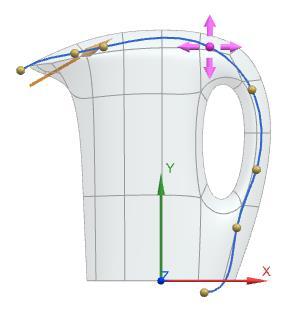 Spline Oluşturma Bir çizim oluşturduğunuzda veya eğriyi