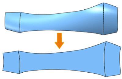 Flattening and Forming Flattening and Forming komutu formlu 3 boyutlu yüzeylerinizi hızlı ve etkili bir şekilde düzlemsel yüzey