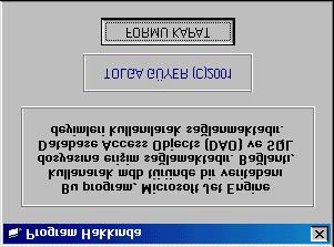 Private Sub Form_Load() Set optrs = mydb.openrecordset("ayarlar", dbopensnapshot) optrs.movefirst If optrs.fields("cikonay") Then kutu1.value = 1 If optrs.fields("silonay") Then kutu2.