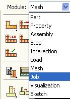 ) Araç kutusu alanından Create Job butonu basılır.