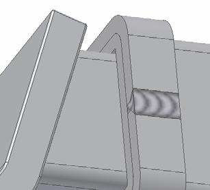 Autodesk Inventor 11 Tanıtma ve Kullanma Kılavuzu SAYISAL GRAFİK 61. Aynı kaynağı diğer taraf için de tanımlayın. 62.