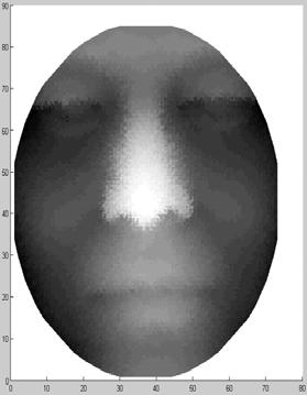 Burun ile belirlenen ölçeğe göre yüz bölgesinin seçilmesi ve derinlik ve doku bilgisinin ara değerlenmesi Önerdiğimiz kayıtlama