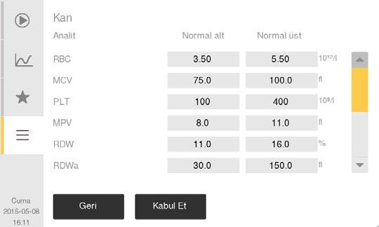 z Değiştirilecek profili seçin veya Yeni'yi seçin. Yeni profile bir ad verilmesi için bir klavye açılır. Yeni profil adını girin ve kaydetmek için bölümünü seçin.