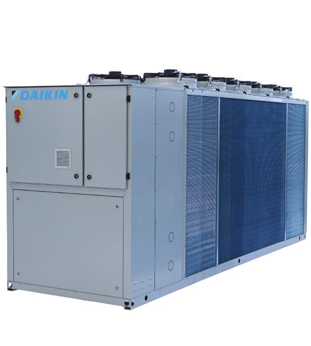 EWYQ-G-XR Hava soğutmalı multi-scroll ısı pompası, yüksek verimlilik, azaltılmış çalışma sesi seviyesi EWYQ-G-XS/XR Isıtma ve Soğutma EWYQ-G-XR 075 085 100 110 120 140 160 Soğutma kapasitesi Nom.