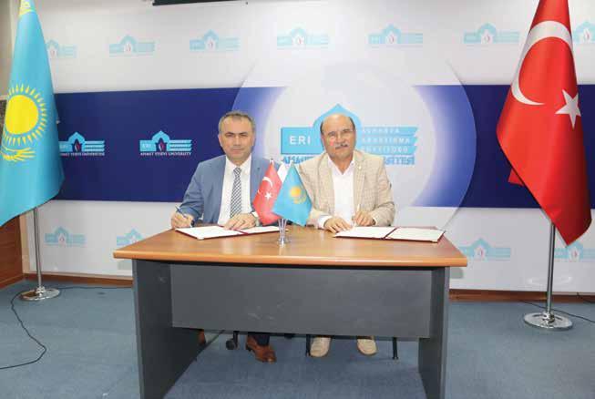 ETKİNLİKLER 179 «BEM-BİR-SEN» кәсіподағының Қазақстанға сапары аясында кәсіподақ төрағасы Мүрсел Тұрбай, төраға орынбасарлары Гүркан Альпер, Реджаи Карслы және «BEM- BİR-SEN» ұйымының білім беру