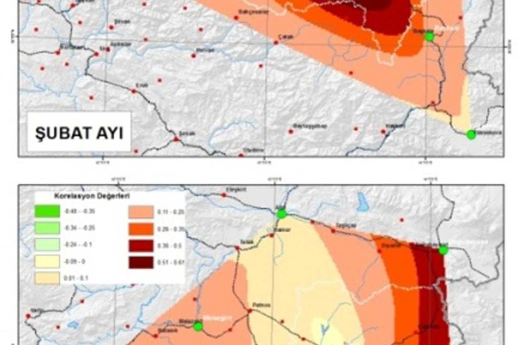 0 a yaklaşan değerler ise ilişkini anlam ifade etmediğini gösterir.