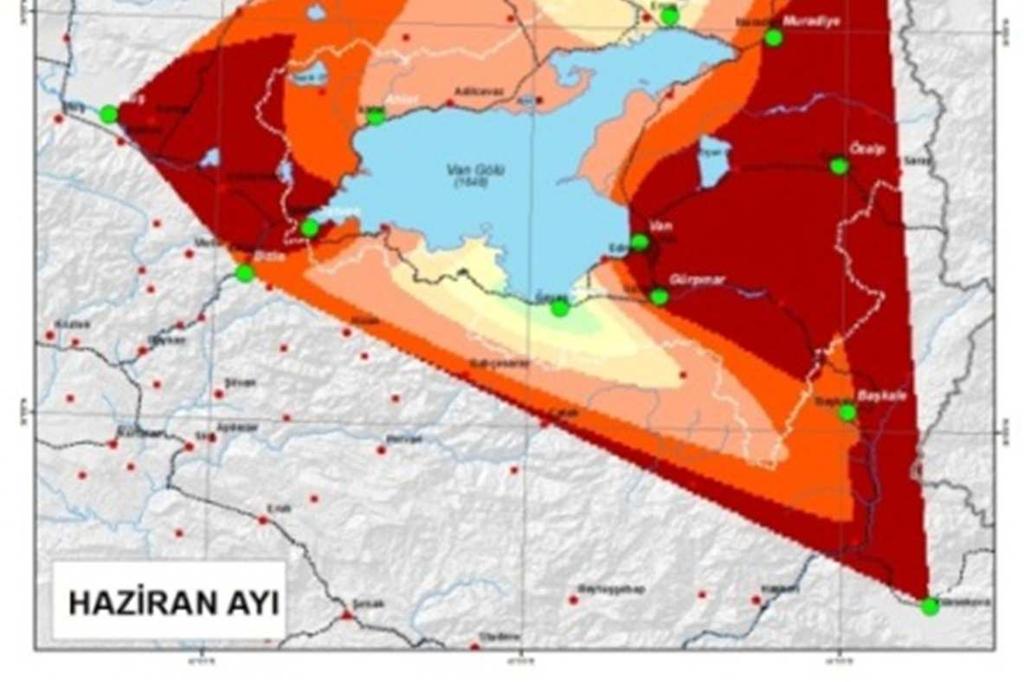 Havza içerisindeki artışın en fazla olduğu istasyon Van istasyonudur.