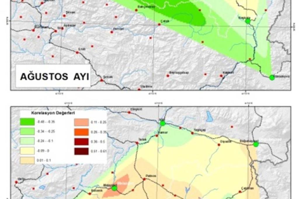 Eylül ayı da ağustos ayı gibi enlemsel bir özellik taşımaktadır.