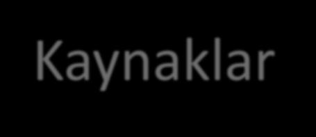 Kaynaklar Sayısal Görüntü İşleme, Palme Yayıncılık, Üçüncü Baskıdan Çeviri (Orj: R.C. Gonzalez and R.E. Woods: "Digital Image Processing", Prentice Hall, 3rd edition, 2008).