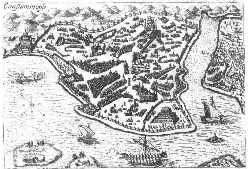 Prof.Dr. Üzlifat Özgümüş - Doç.Dr. Rabia Özakın Resim 10: Henry de Beauvau, 1615 http://historic-cities.huji.ac.il/turkey/istanbul/maps/beauvau_1615_istanbul_b.