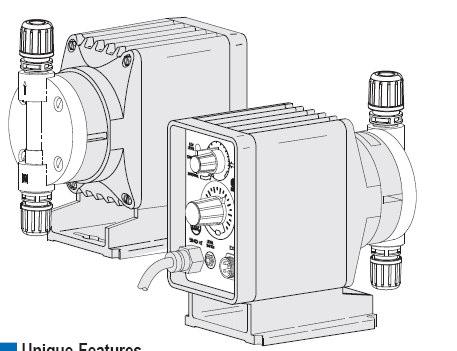 serisi (Dosapro Milton Roy) dozaj pompası kullanılmıştır. Pompalar, istenildiğinde otomatik olarak çalışabildiği gibi manuel olarak da çalışabilir.