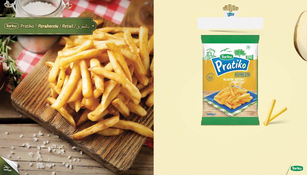 8 9 PRATİKO PATATES KAPLAMALI 0x000GR 9x9 PRATIKO POTATO COATED 0x000GR 9x9 9x9 000x0 Perakende / Retail Çeşit No. / Type No.