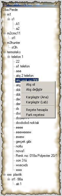 Burada, eğer boyarmaddeleri veya miktarlarını girerken bir hata yapmışsanız, Hayır düğmesini tıklayarak geri dönebilir ve gerekli düzeltmeleri yapabilirsiniz.