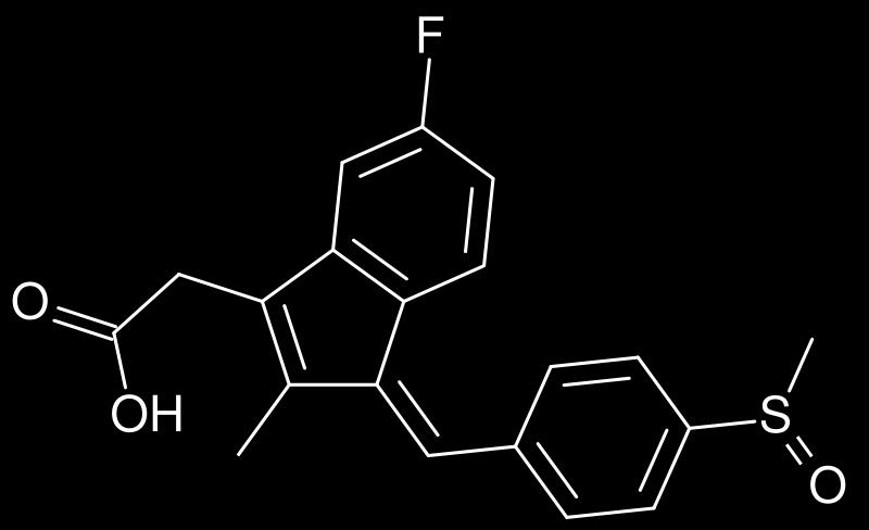 Alrestatin, Sulindak; 2-[6-fluoro-2-methyl-3- [(4-methyl