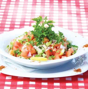 .. peynir ve yağ limon sos ile HELLİM SALATA 15,00 İçine biraz zevk, biraz