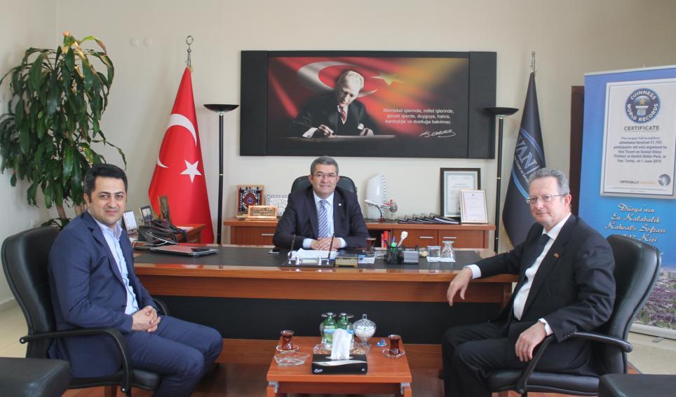Belçika nın Ankara Büyükelçisi Sayın Marc Trentescau Odamızı ziyaret ederek,