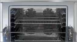 369 Electric with 6 plates on maxi electric oven Without tray and container ER931+OVEN steel. The electric models are controlled by two protectors against overheating.