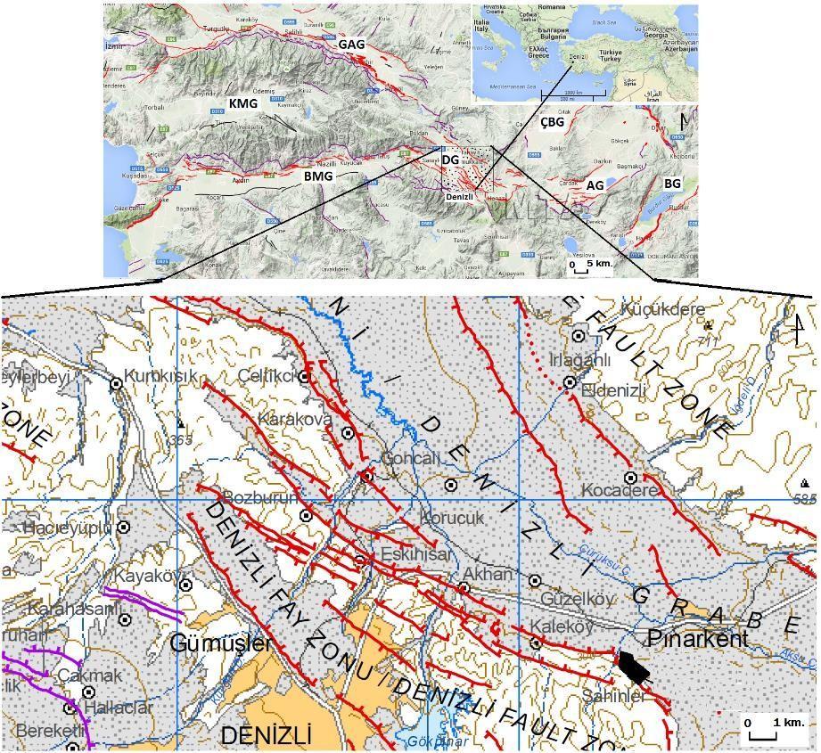 6.PALEOSİSMOLOJİ Bu rapor Denizli Pamukkale Belediyesi sınırları içindeki Pınarkent güneyindeki Şahinler bölgesinin İmar planına esas olmak üzere istenen fay araştırması raporudur.