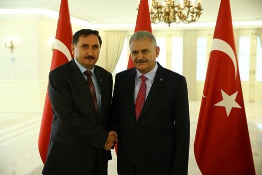 Rifat Hisarcıklıoğlu öncülüğündeki oda ve borsa başkanları ile Birlikte Yönetim Kurulu Başkanımız Ertan Civak'da Başbakan Binali Yıldırım ı ziyaret etti.