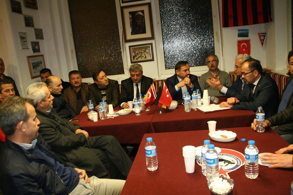 Devrek TSO Başkanı Ertan Civak ve Avrupa Zonguldaklılar Derneği Başkanı Mehmet