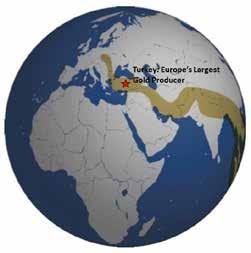 Turkey forms a prime sector within the Tethyan Metallogenic Belt (TMB) with proven Metallogenic credentials.