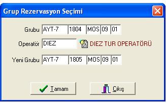 Örnekte müşterilerin geldikleri yer değiştirilecektir. Yeni numara yazıldıktan sonra Tamam ve Değiştir düğmeleri kullanılır.