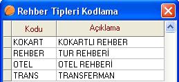 Handling Fee Türleri Farkı durumlar için farklı Handling Fee uygulaması varsa, Handling Fee türleri en fazla 6 karakterden oluşan bir kod