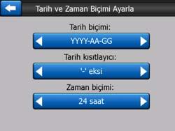 5.2 Konuşma sesi dili Bu düğme geçerli konuşma sesi kılavuzunun dilini görüntüler. Bu düğmeye dokunarak kullanılabilir diller ve hoparlörler arasından seçim yapabilirsiniz.