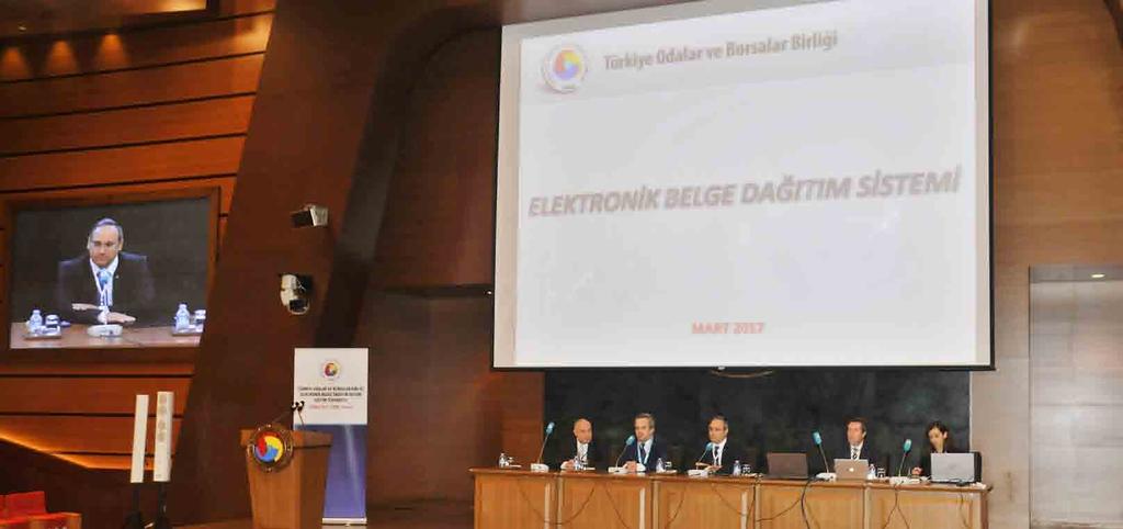 Eğitimde; EBDS kapsamında Odaların ve Borsaların yapması gereken işlemler ve tanımlar ile sistemin işleyişi ve üyelerin sisteme nasıl girebilecekleri konuları ele alındı.